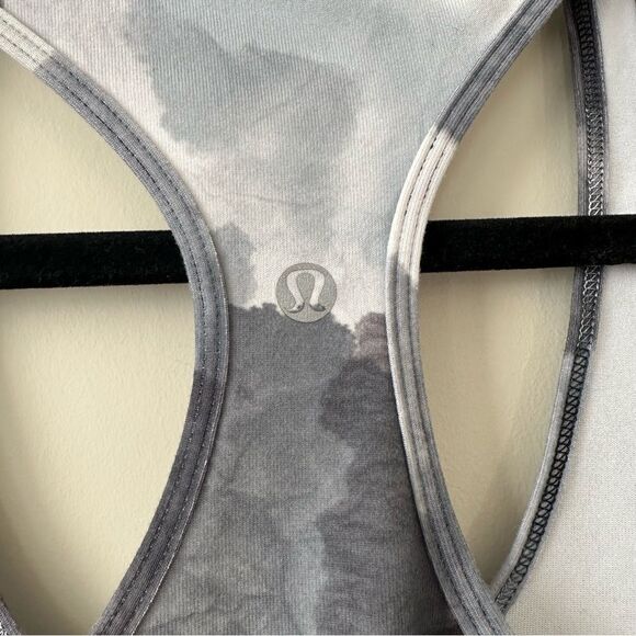 Lululemon-Rare Cool Racerback-White Coal Tinted Canvas Super - Picture 9 of 9